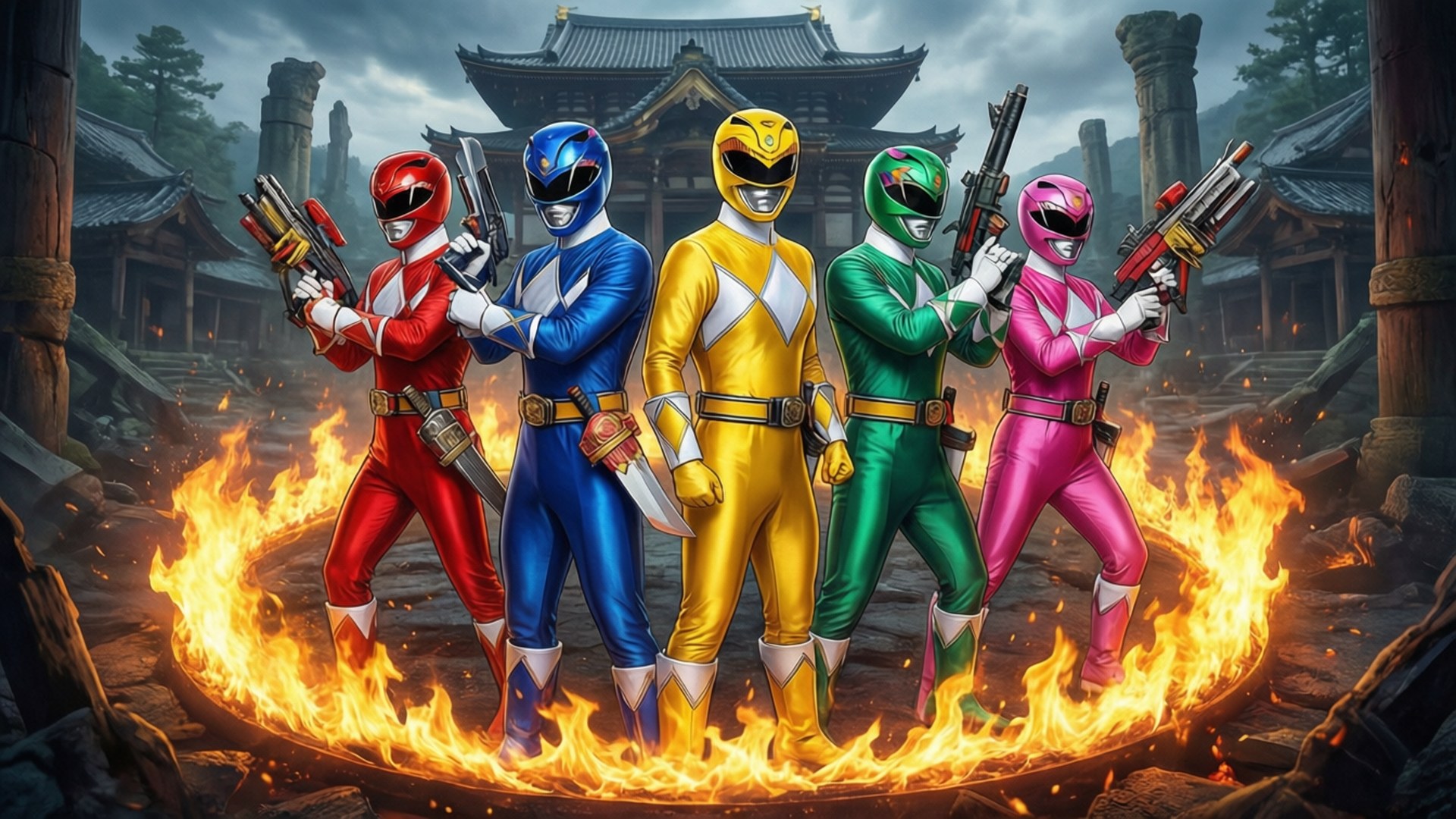 Ring of Fire Defenders by Wallpapers.art Studio