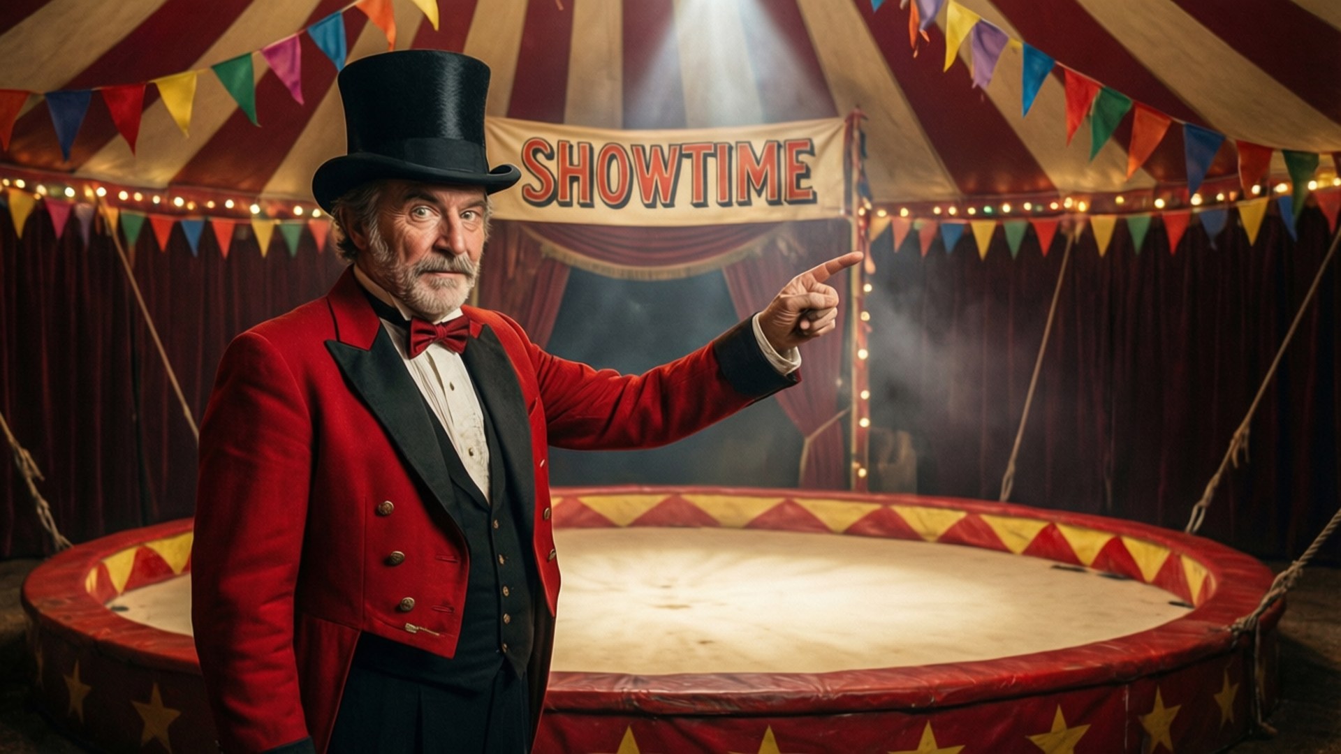 Ringmaster's Showtime by Wallpapers.art Studio