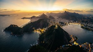 Rio Coastline Golden Hour