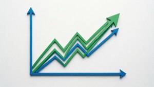 Rising Index Chart Graph