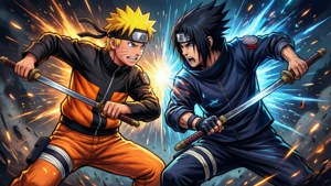 Rival Battle Vector