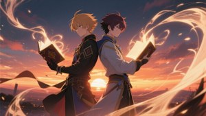 Rival Wizards at Dusk