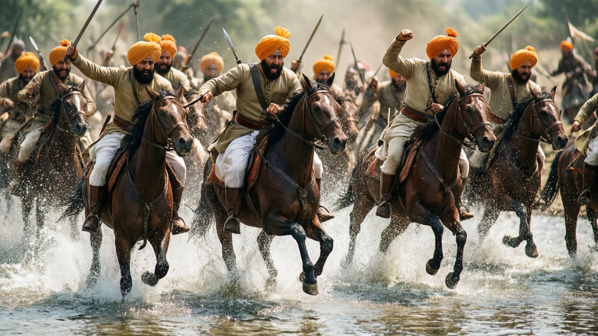 River Charge by Wallpapers.art Studio