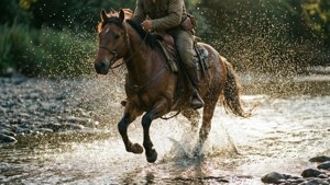 River Crossing at Full Gallop