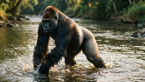 River Crossing Gorilla