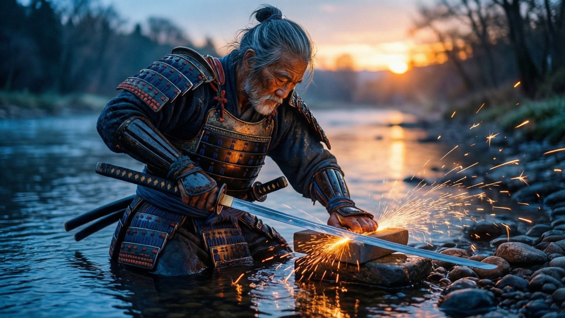 River Edge Sharpening by Wallpapers.art Studio