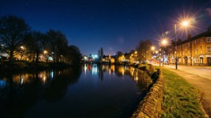 River Lights at Night