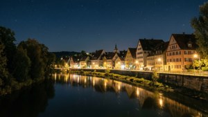 River Night Reflections