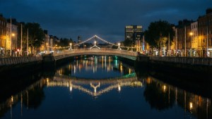 River Night View