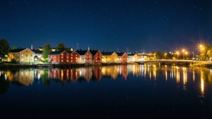 River Reflections at Night