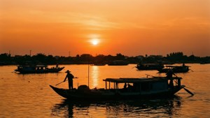River Sunset Serenity