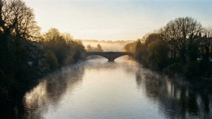 River Usk Sunrise Mist