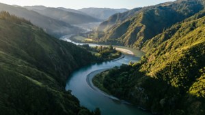 River Winding from Above