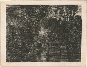 Riverbank at Night