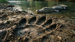 Riverbank Danger Print