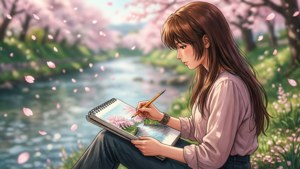 Riverside Sketch