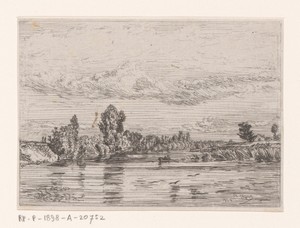 Rivierlandschap bij Asnières