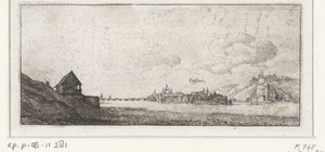 Rivierlandschap met gezicht op Passau