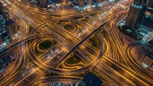 Riyadh Interchange Lights