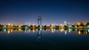 Riyadh Lake Night