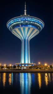 Riyadh Tower Night Glow