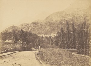 [Road leading up to mountains]