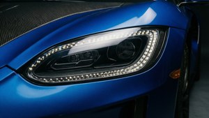 Roadster Headlight Detail