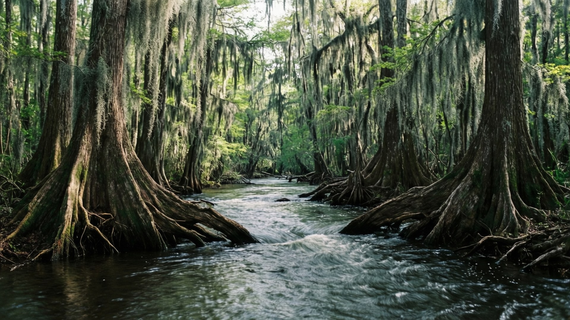 Roanoke River Mystique by Wallpapers.art Studio