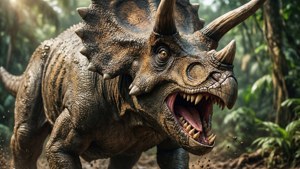 Roaring Triceratops