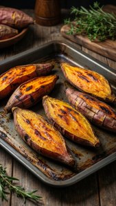 Roasted Yam Pieces
