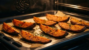 Roasted Yam Wedges