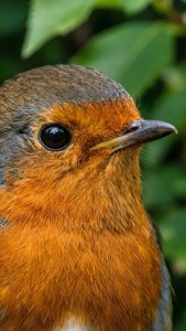 Robin Close-Up Portrait