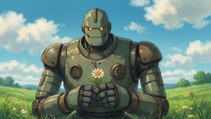 Robot and Flower