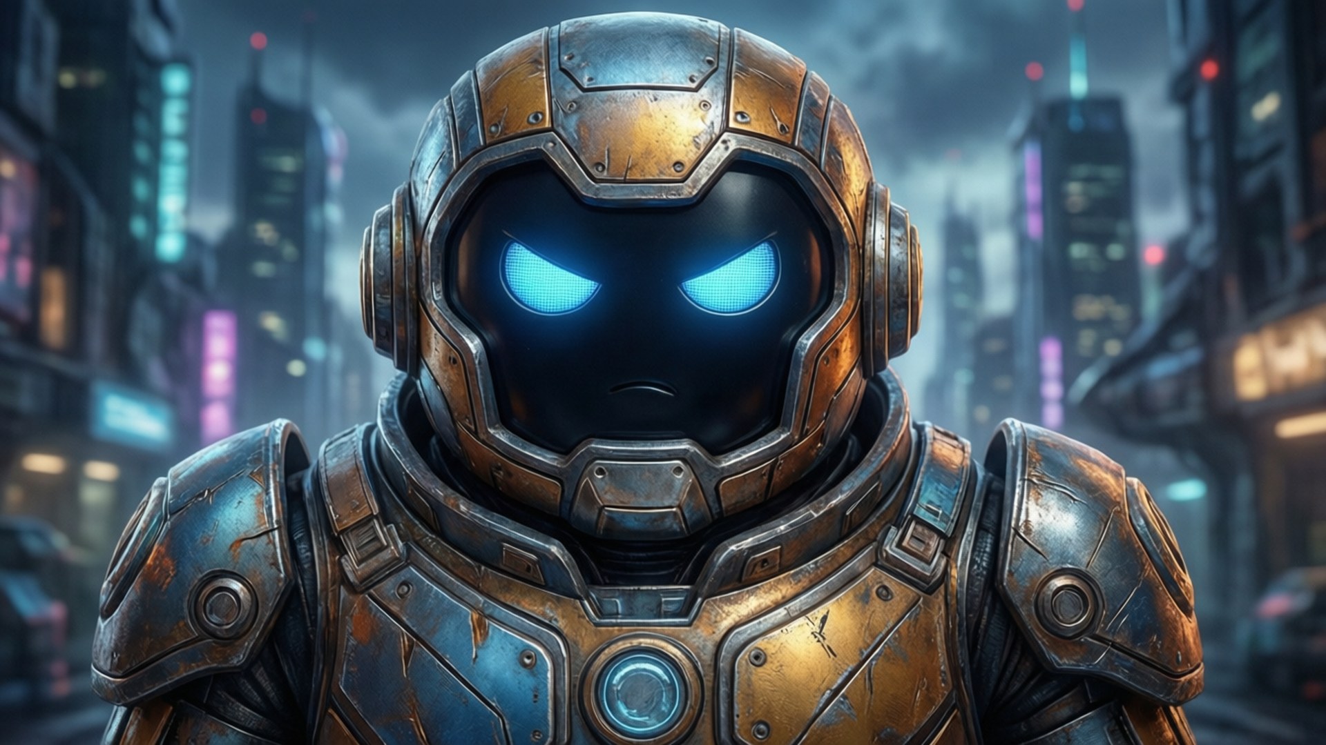 Robot Bean by Wallpapers.art Studio