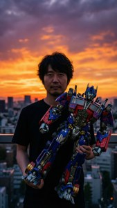 Robot Toy Sunset