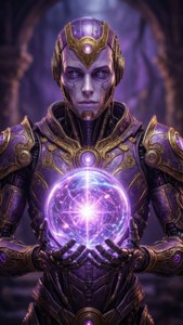 Robot with Mystic Orb