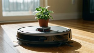 Robot with Plant