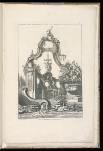 Rocaille Arch and Fountain with Three Graces