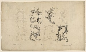 Rocaille Motif, from Set No. 76