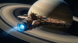 Rocinante at Saturn