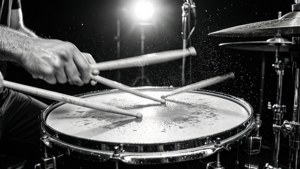 Rock Drummer Action