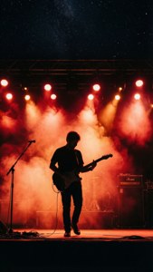 Rock God Silhouette