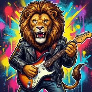 Rock Lion Mascot