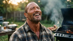 Rock's Joyful Laugh