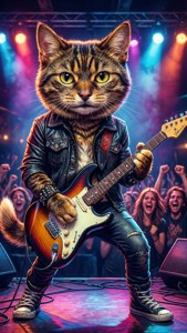 Rock Star Catdog Concert