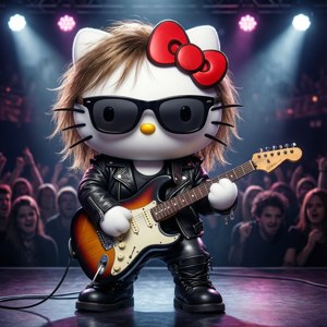 Rock Star Hello Kitty