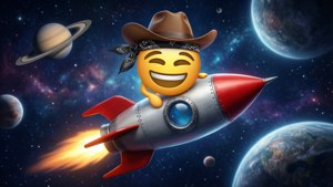 Rocket Cowboy Emoji