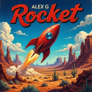 Rocket Desert Scene