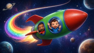 Rocket in Space