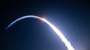 Rocket Trail Time Lapse
